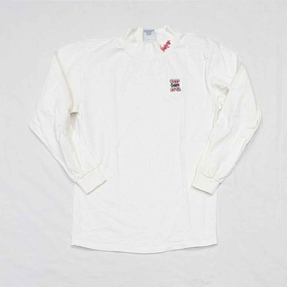 Vintage The Cotton Exchange Nebraska Cornhuskers Mock Neck Shirt Men's Large